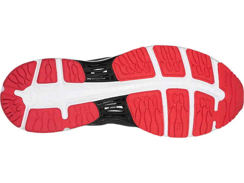 Asics Men's GEL-Cumulus 19 Grey/Red UK 10-5